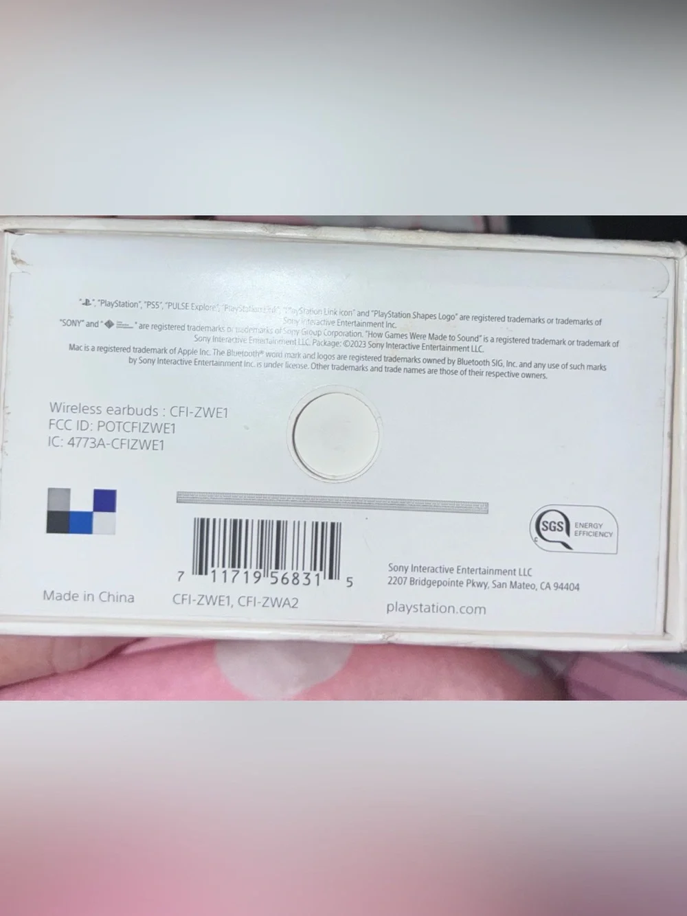 Sony PULSE Explore Wireless Earbuds — White and Black •sealed unopened box•